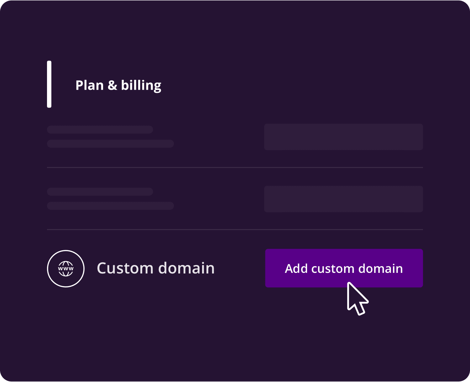 activate custom domain webar