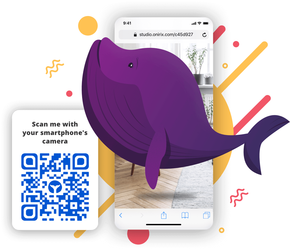 Creative Studio design AR scenes for android and iOS
