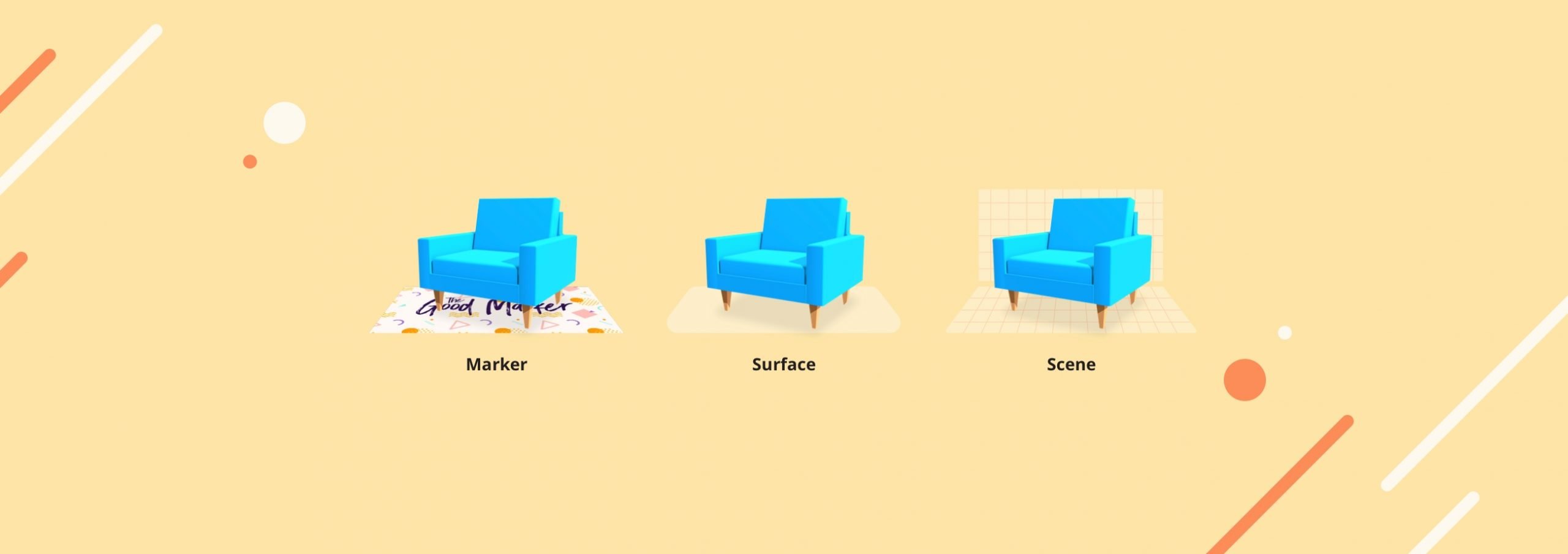 Diferencias entre Marker, Surface y Scene Tracking en RA