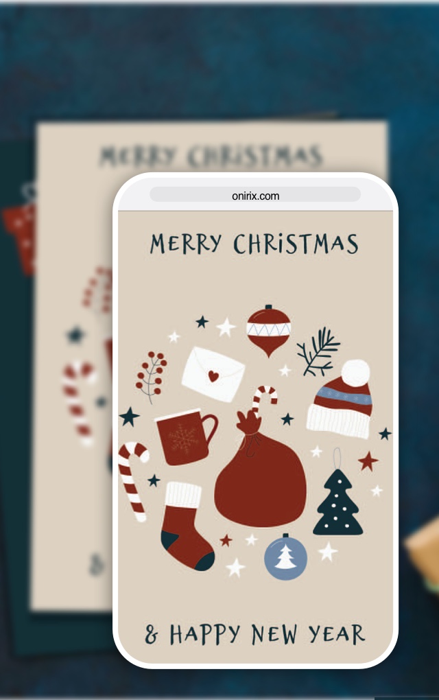 Greeting Cards Merry Xmas